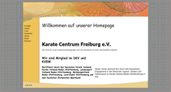 Desktop Screenshot of karate-centrum-freiburg.de